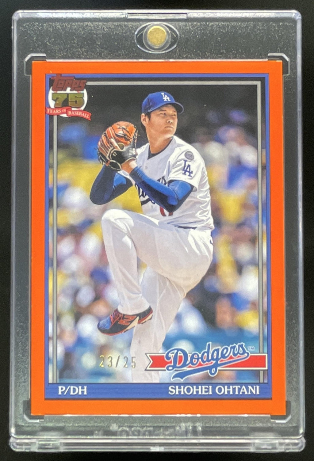 2026 Topps 1991 Topps Orange #T91-100 Shohei Ohtani /25
