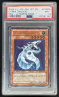 2005 Yu-Gi-Oh! 1st Edition #EN015 Cyber Dragon CRV Ultimate Rare PSA 9