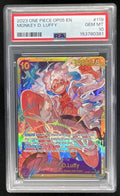 2023 One Piece OP05 EN #119 Monkey D Luffy PSA 10