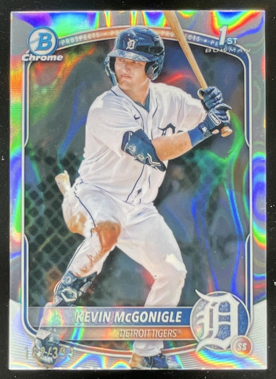 2025 Bowman Chrome Lava Refractor #BCP-79 Kevin McGonigle RC /399