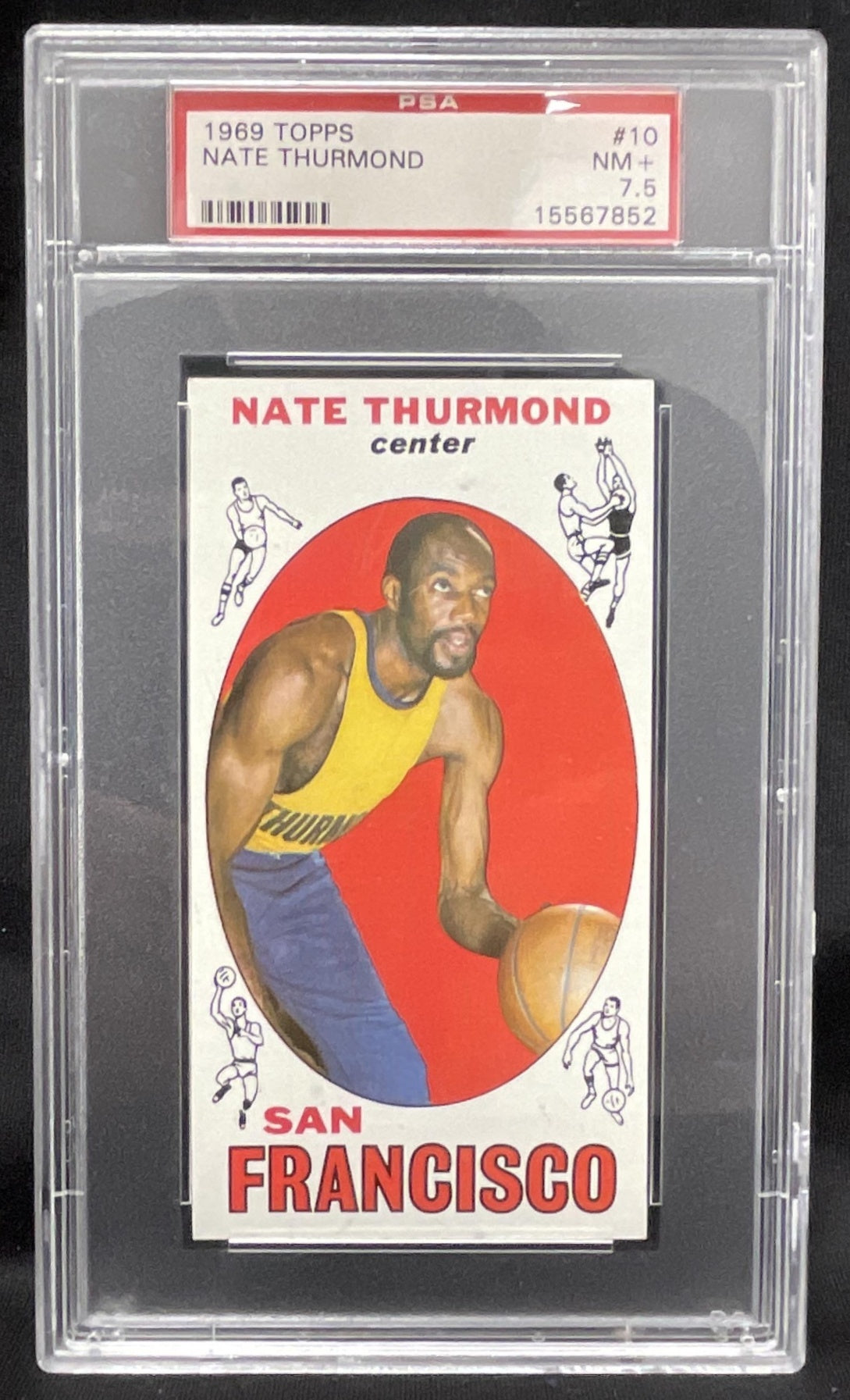 1969-70 Topps #10 Nate Thurmond RC PSA 7.5