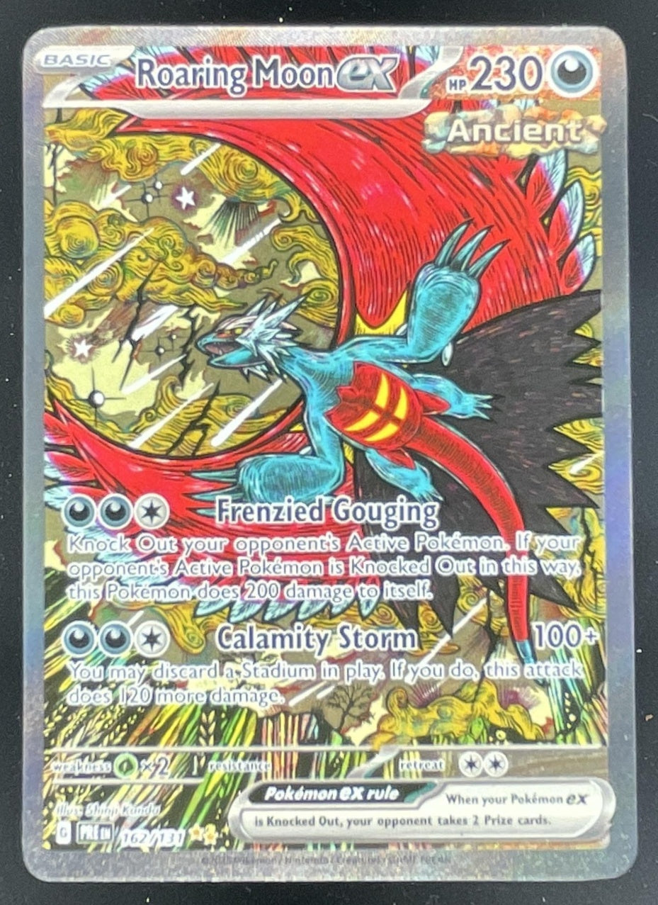 2025 Pokemon Prismatic Evolutions #162/131 Roaring Moon ex Special Rare