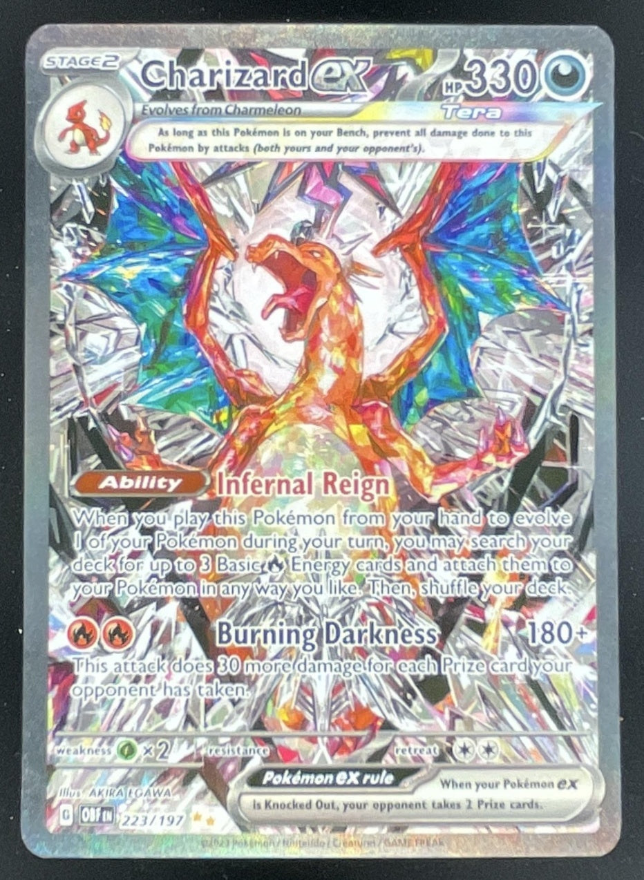 2023 Pokemon SV Obsidian Flames - OBF EN #223/197 Charizard ex Special Rare