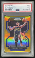 2021-22 Panini Prizm Gold Prizm #154 Stephen Curry /10 PSA 9