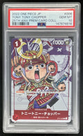 2022 One Piece Japanese 25th Anniversary Premium Card Tony Tony Chopper PSA 10