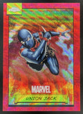 2024 Topps Chrome Marvel Red Wave Refractor #125 Union Jack /5
