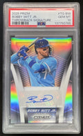 2025 Panini Prizm Throwback Signatures Bobby Witt Jr. Autograph Auto PSA 10