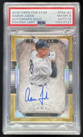 2018 Topps Five Star Gold #FSA-AJ Aaron Judge Auto /10 PSA 8