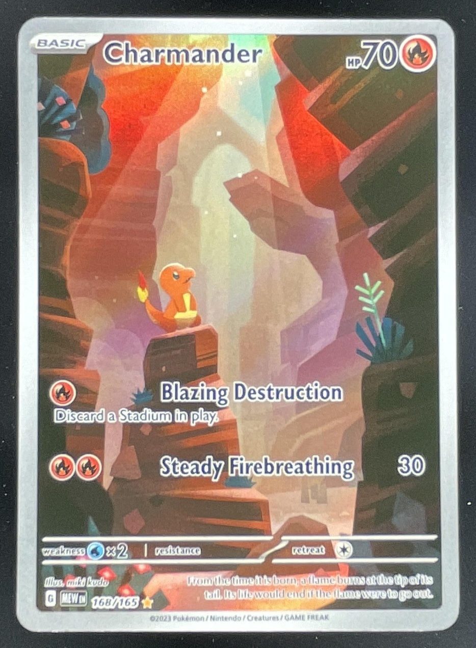 2023 Pokemon SV 151 #168/165 Charmander Illustration Rare