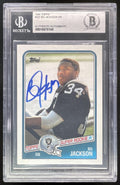 1988 Topps #327 Bo Jackson Rookie Autograph RC Auto BGS Authentic