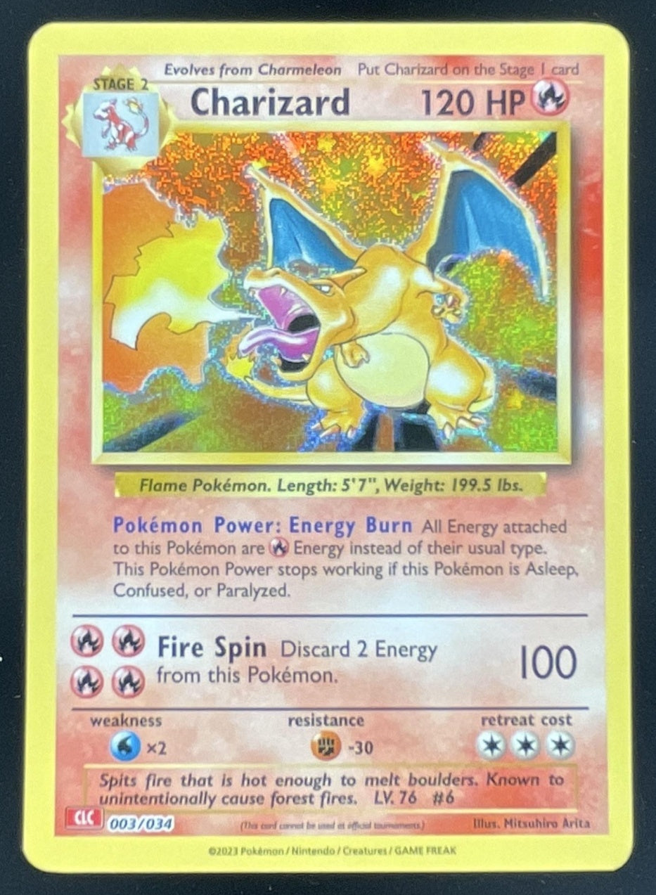 2023 Pokemon Classic Collection Charizard & Ho Oh ex Deck #003/034 Charizard