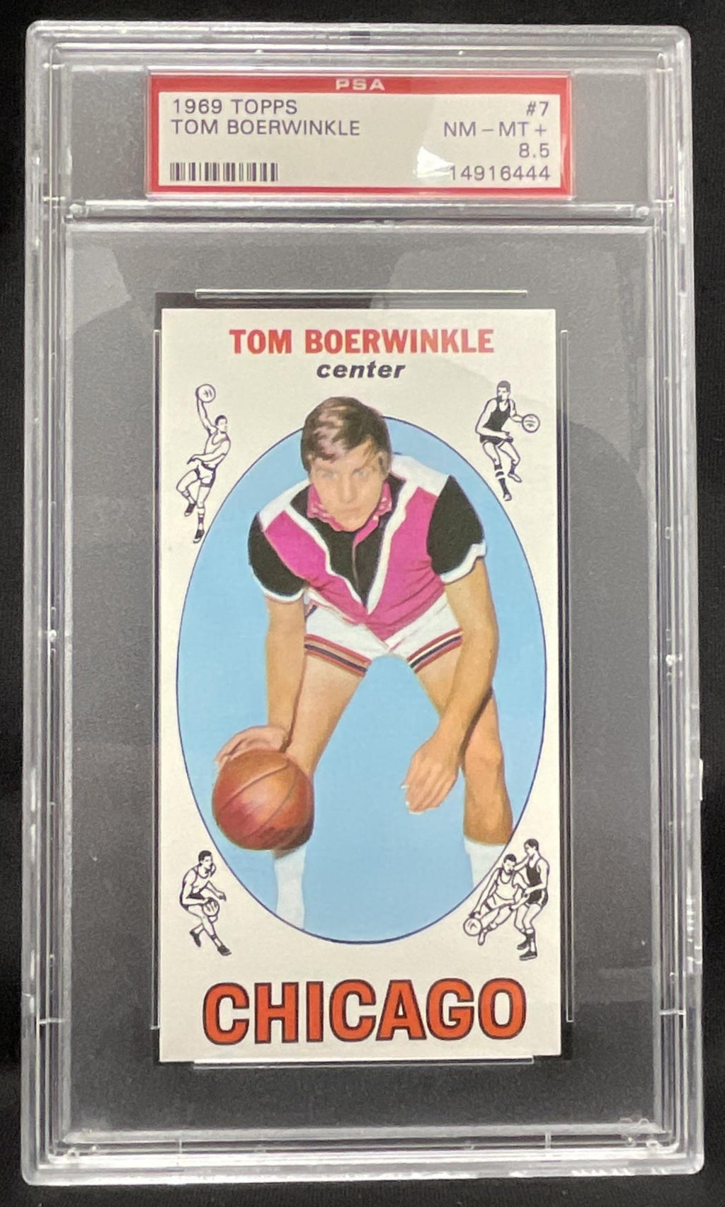 1969-70 Topps #7 Tom Boerwinkle RC PSA 8.5