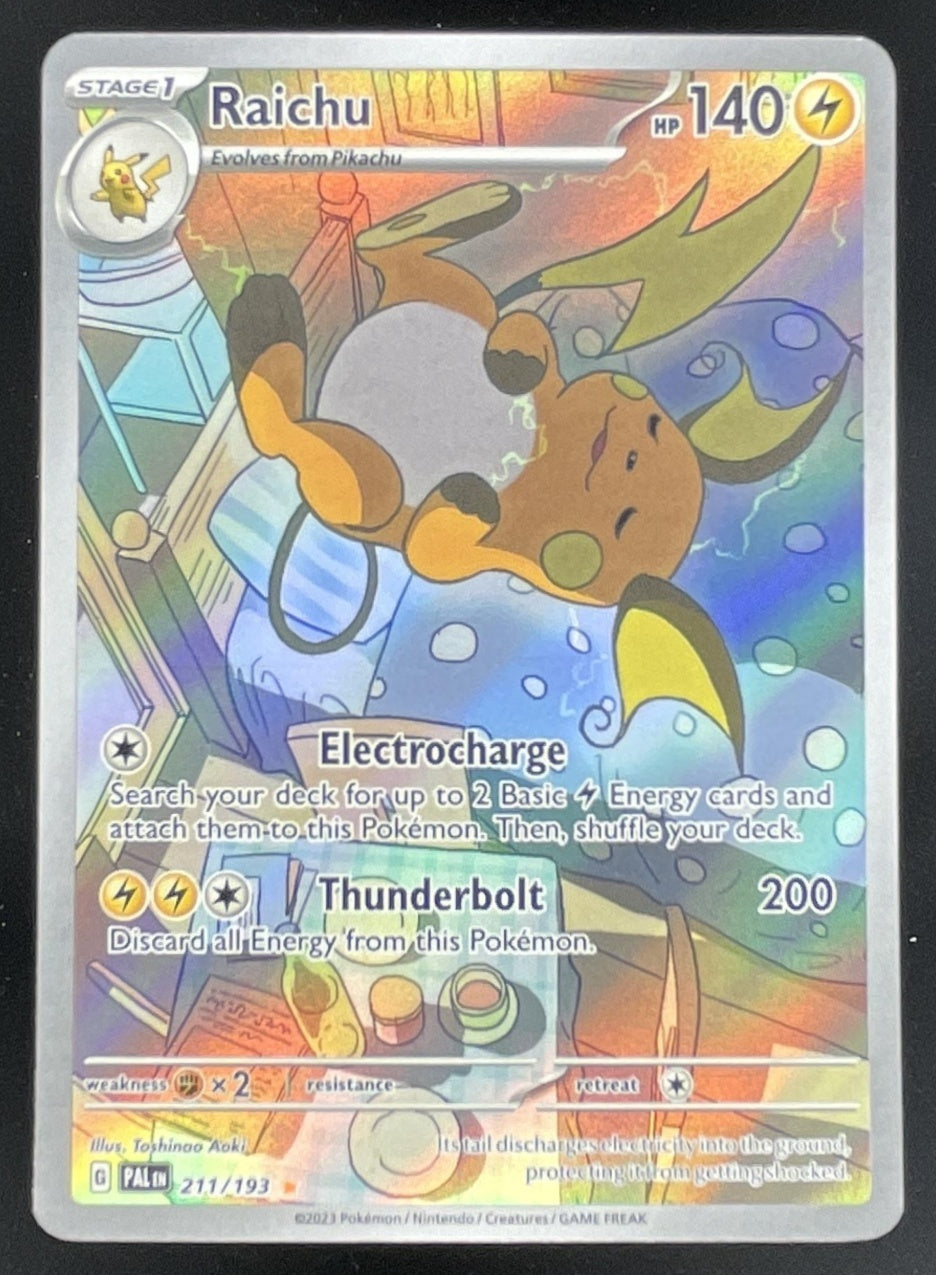 2023 Pokemon Scarlet & Violet Paldea Evolved #211/193 Raichu Illustration Rare