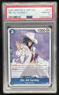 2022 One Piece OP01 EN #079 Ms. All Sunday PSA 10