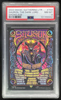 2023 Magic The Gathering The Lord Rings Showcase #744 Sauron The Dark Lord PSA 8