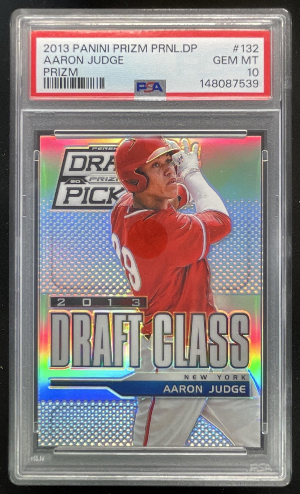 2013 Panini Prizm Perennial Draft Picks Prizms #132 Aaron Judge PSA 10