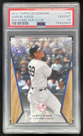 2017 Topps On-Demand 600HR Club #15 Aaron Judge RC PSA 10