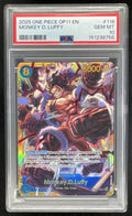 2025 One Piece OP11 EN #118 Monkey D Luffy PSA 10
