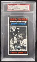 1970 Topps #173 Playoff Game 6 Wilt Chamberlain PSA 9