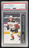 2021-22 Upper Deck #232 Trevor Zegras Young Guns RC PSA 10