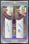 2025-26 Select La Liga Pairings Purple Prizm #9 Zinedine Zidane Mesut Ozil /49