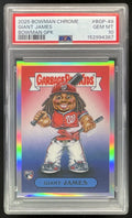 2025 Bowman Chrome Bowman GPK #BGP-49 James Wood RC PSA 10