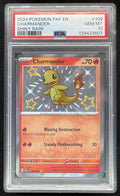 2024 Pokemon Paldean Fates #109/091 Charmander PSA 10