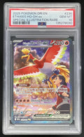 2025 Pokemon Destined Rivals #230/182 Ethan's Ho-Oh ex PSA 10