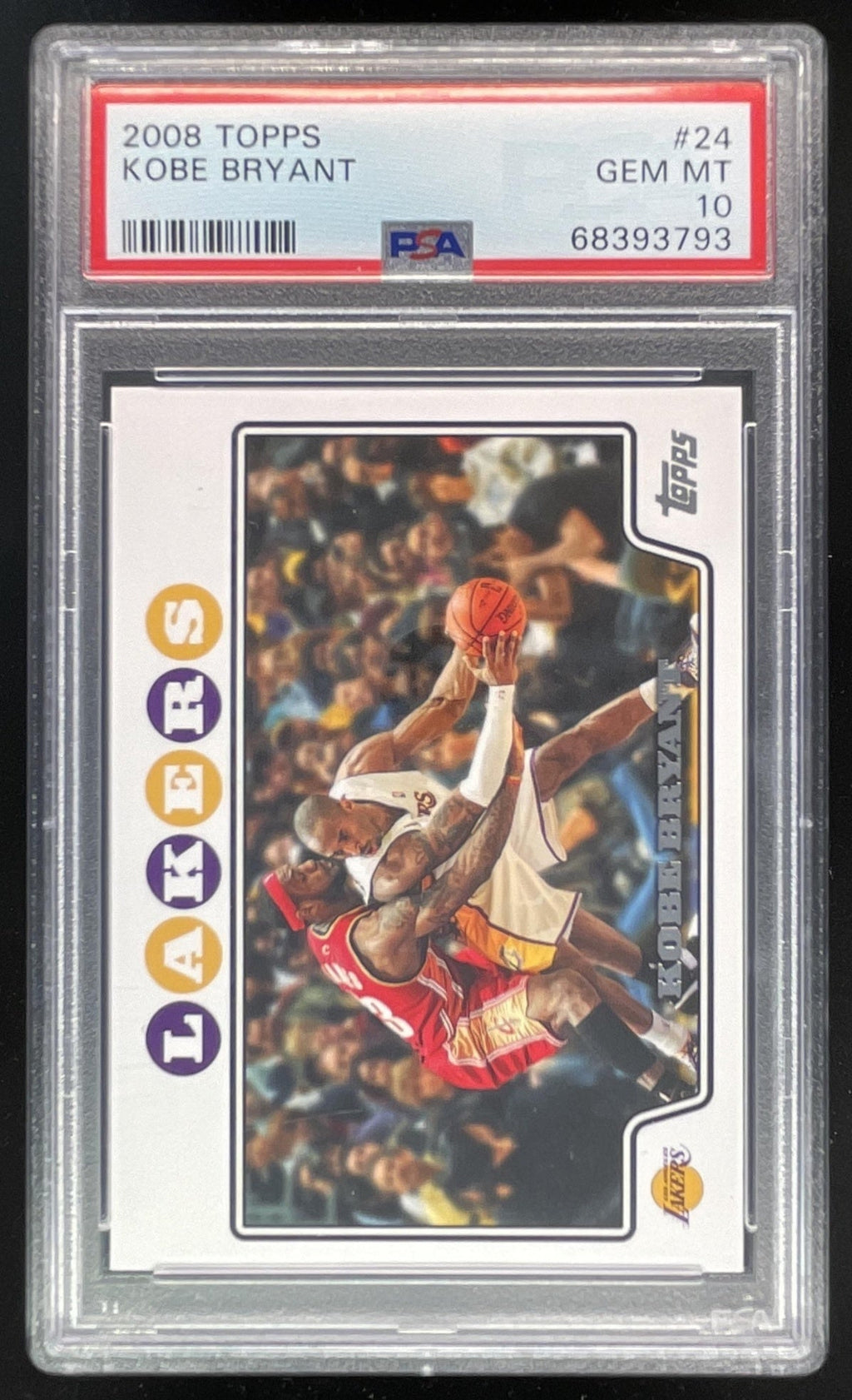 2008-09 Topps #24 Kobe Bryant PSA 10