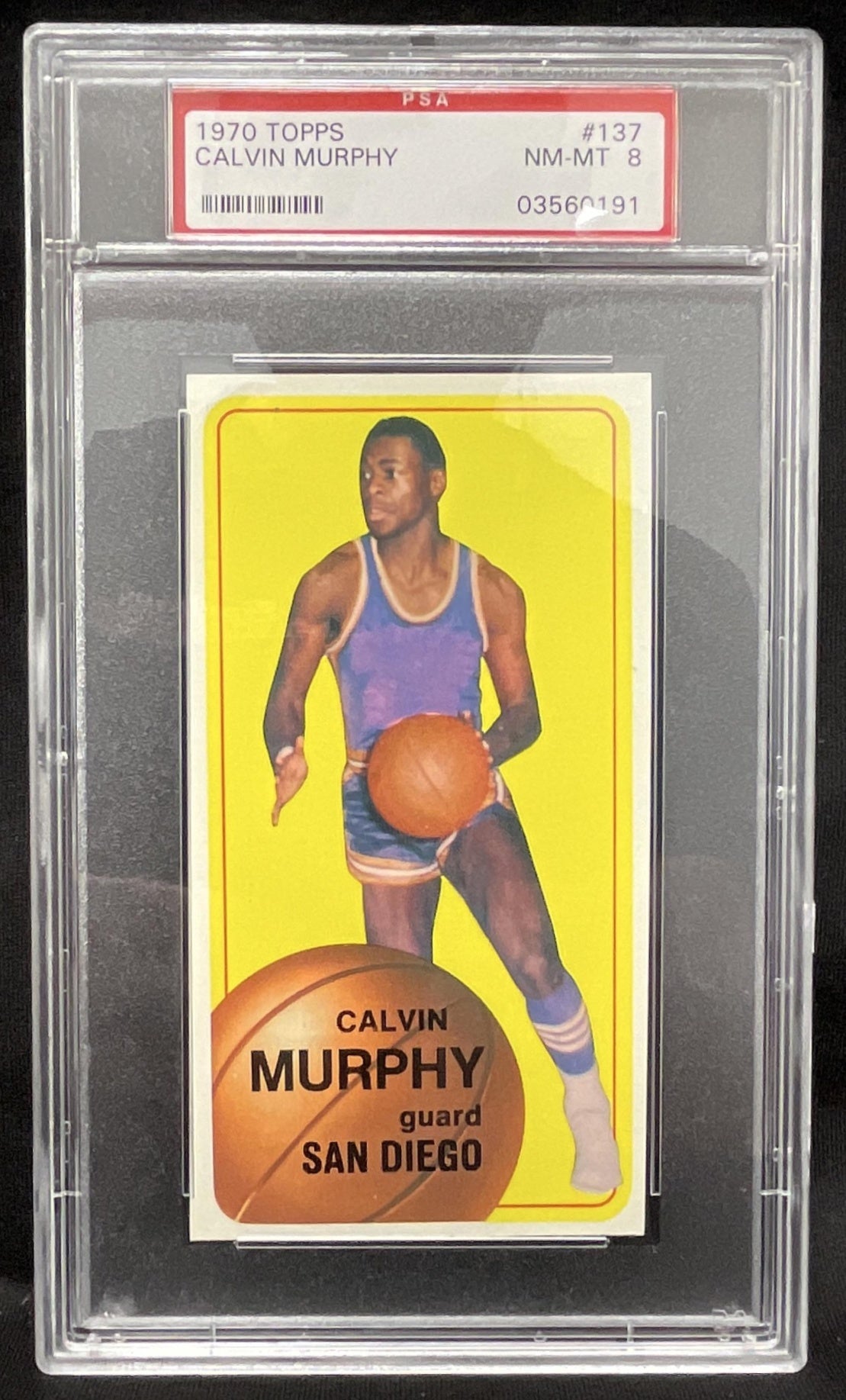 1970-71 Topps #137 Calvin Murphy RC PSA 8