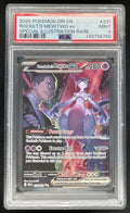 2025 Pokemon Destined Rivals #231/182 Team Rocket's Mewtwo ex PSA 9
