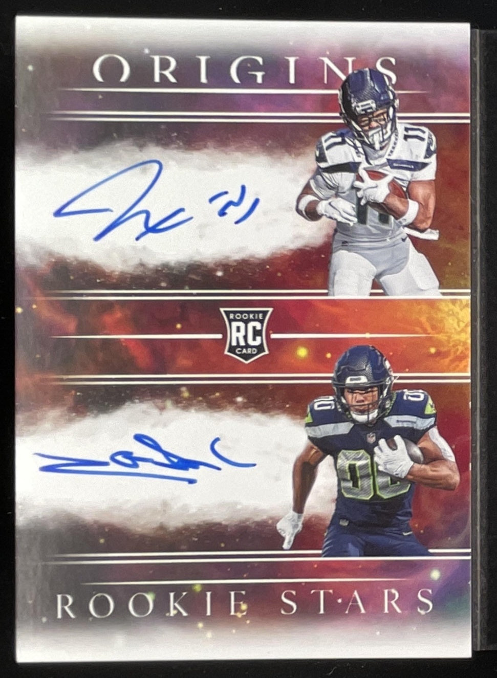 2023 Origins Star Dual Patch Booklet Zach Charbonnet Jaxon Smith-Njigba Auto /49