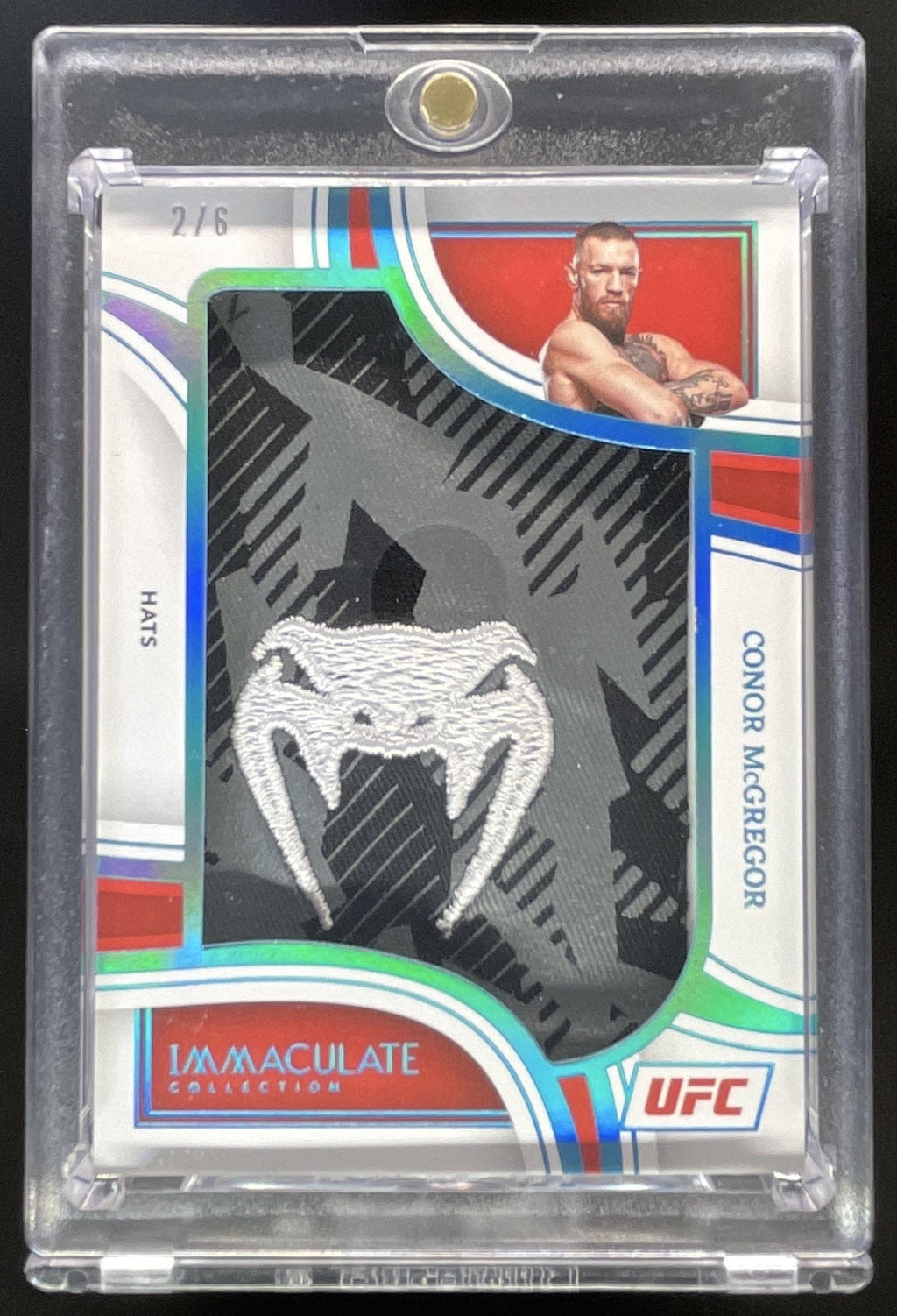 2023 Immaculate Collection UFC Jumbo Memorabilia Hats Prime Conor McGregor /6
