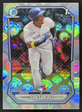 2026 Bowman Chrome Prospects Bowman LogoFractor #BCP-25 Juan Sanchez RC /35