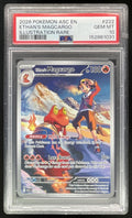 2026 Pokemon Ascended Heroes #222/217 Ethan's Magcargo Illustration Rare PSA 10