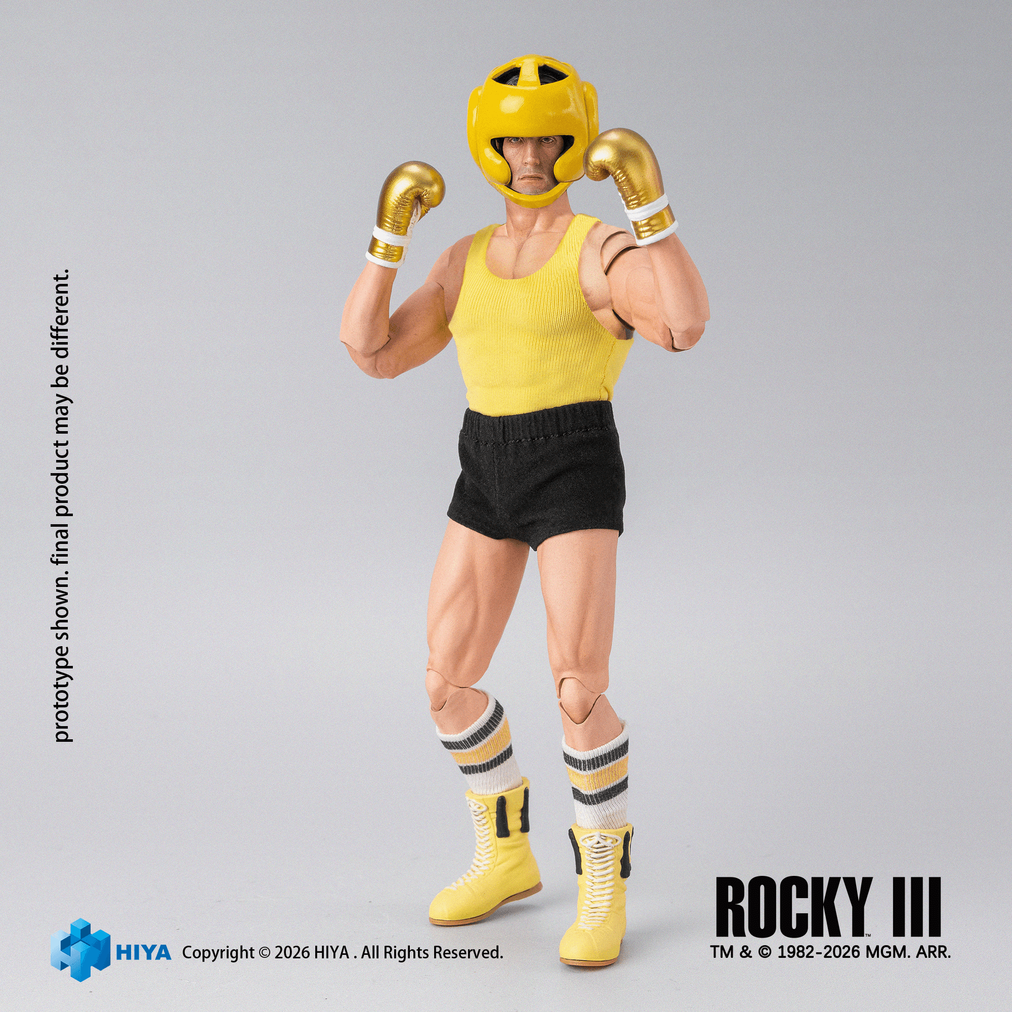 Exquisite Super Series 1/12 Scale 6.3 Inch Rocky III Rocky Boxer Version Action Figure