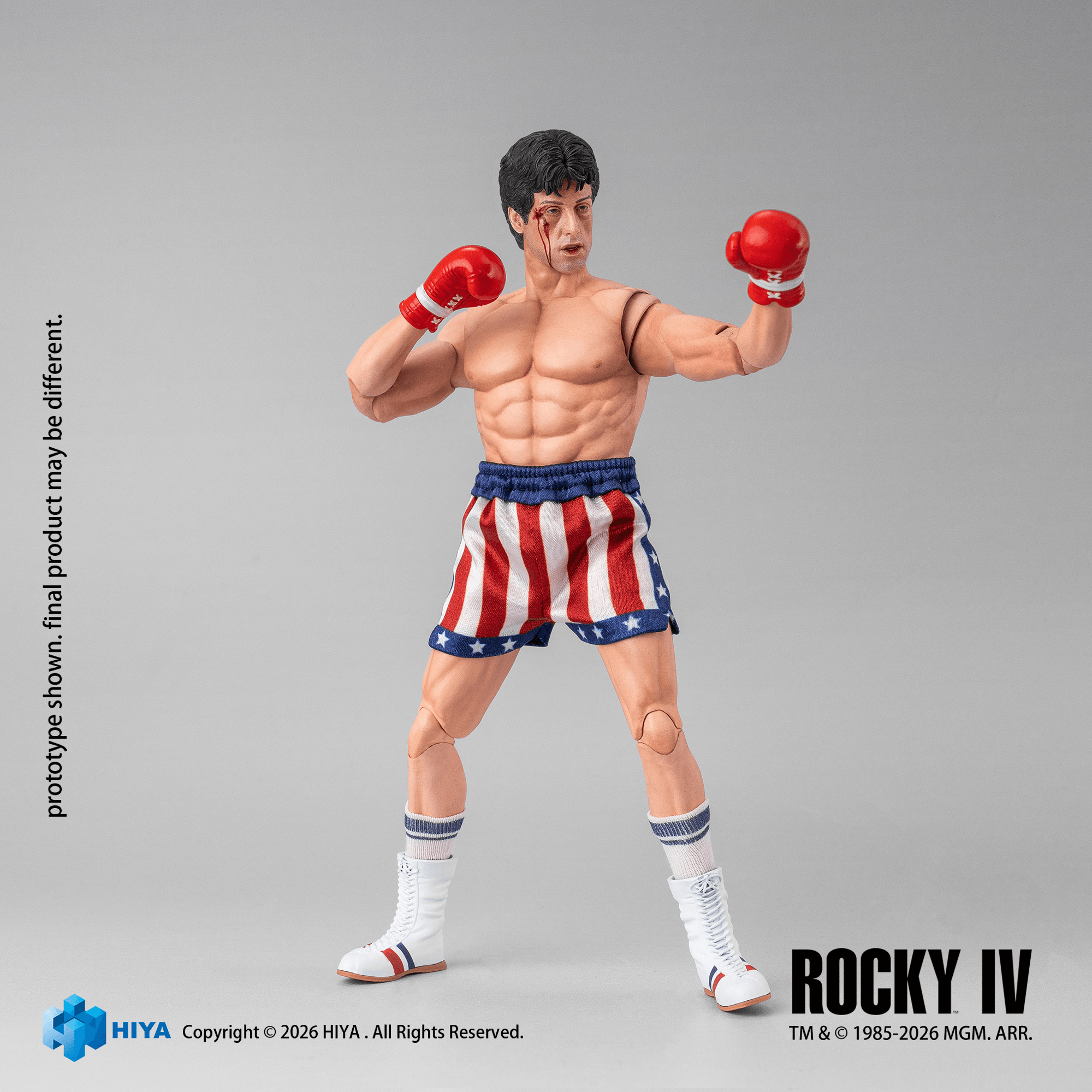 1/12 Scale 6.3 Inch Rocky IV Rocky Boxer Version Action Figure
