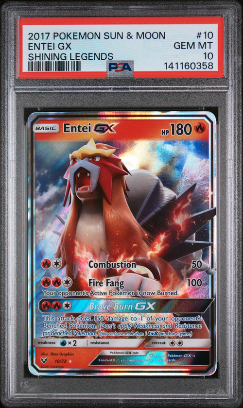 PSA 10 ENTEI GX SHINING LEGENDS