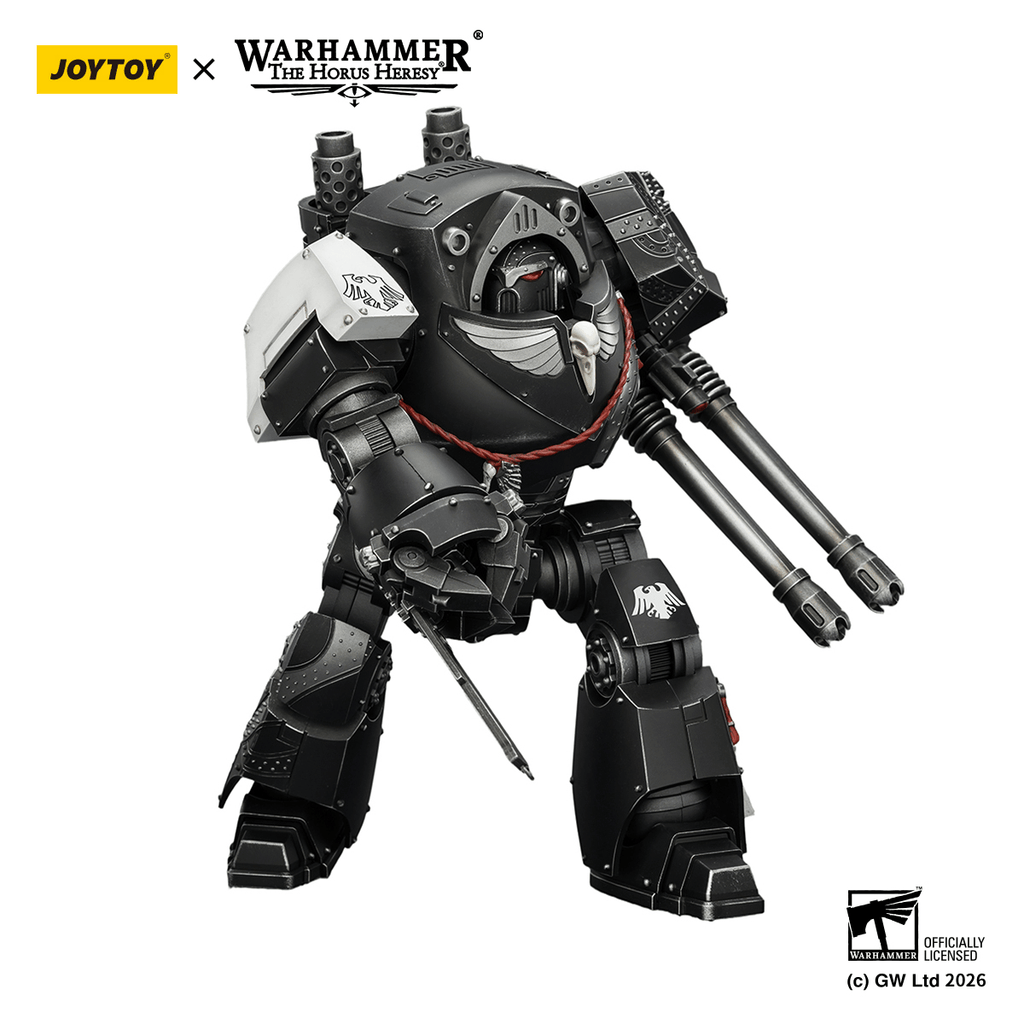 Raven Guard Contemptor Dreadnought with Gravis autocannon and Chainfist
