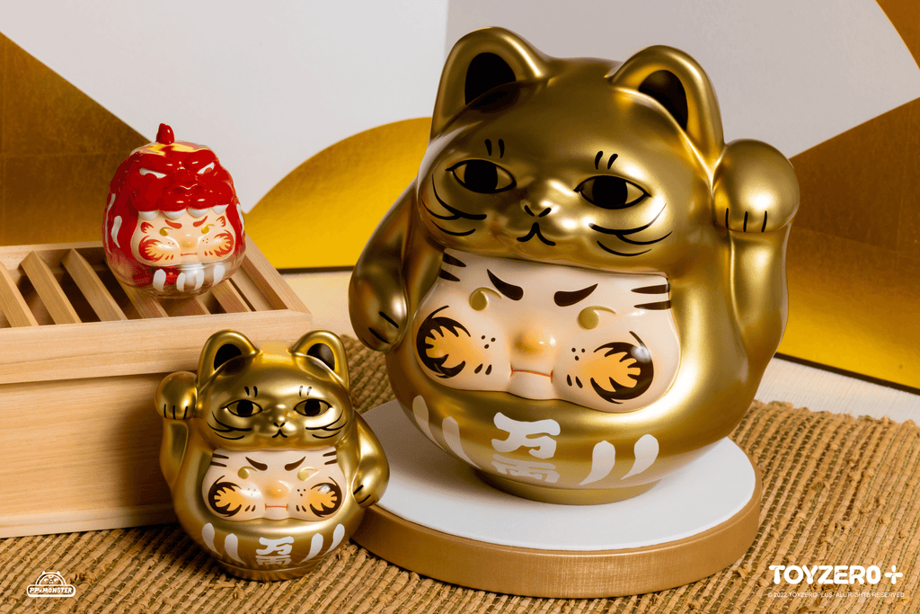 200% PP Lucky Cat Daruma (Golden cat edition)