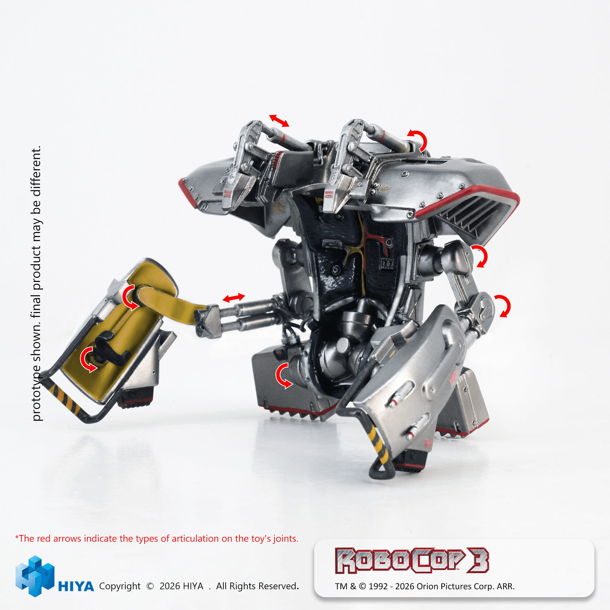 HIYA Exquisite Super Series 112 Scale 6.5 Inch RoboCop 3 RoboCop Action Figure