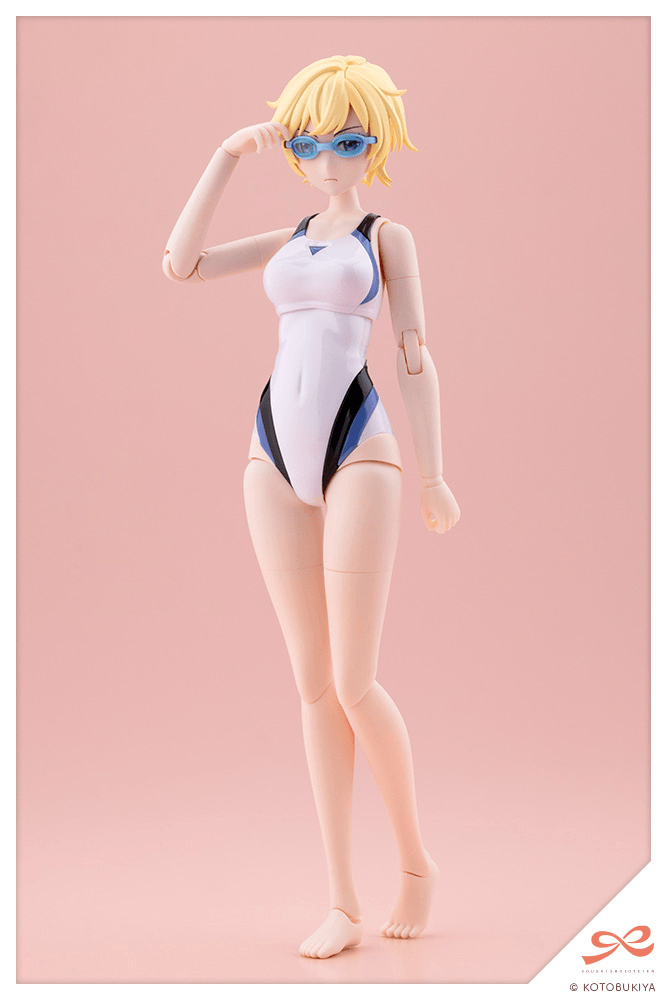RUI SAOTOME【TOUOU HIGH SCHOOL COMPETITIVE SWIMSUIT】DREAMING STYLE WHITE DOLPHIN