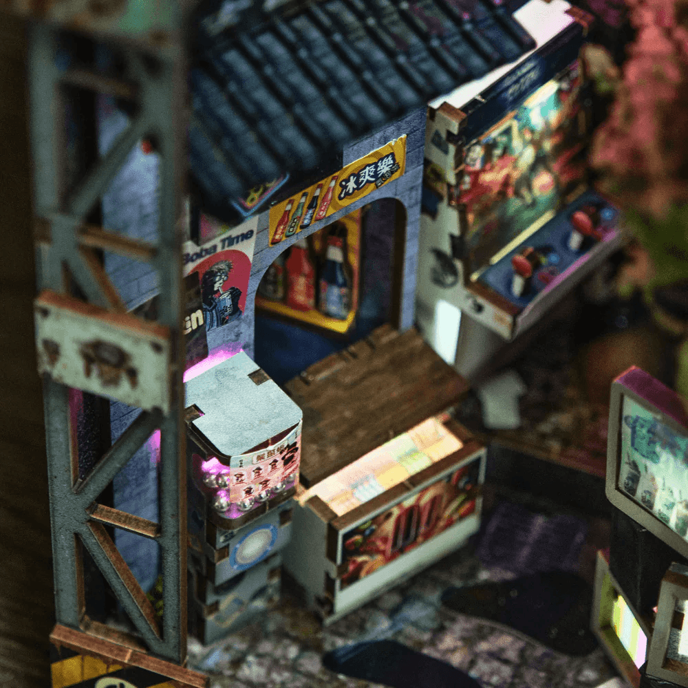 Kowloon Walled City 2049 Book Nook Kit(8881300806026)