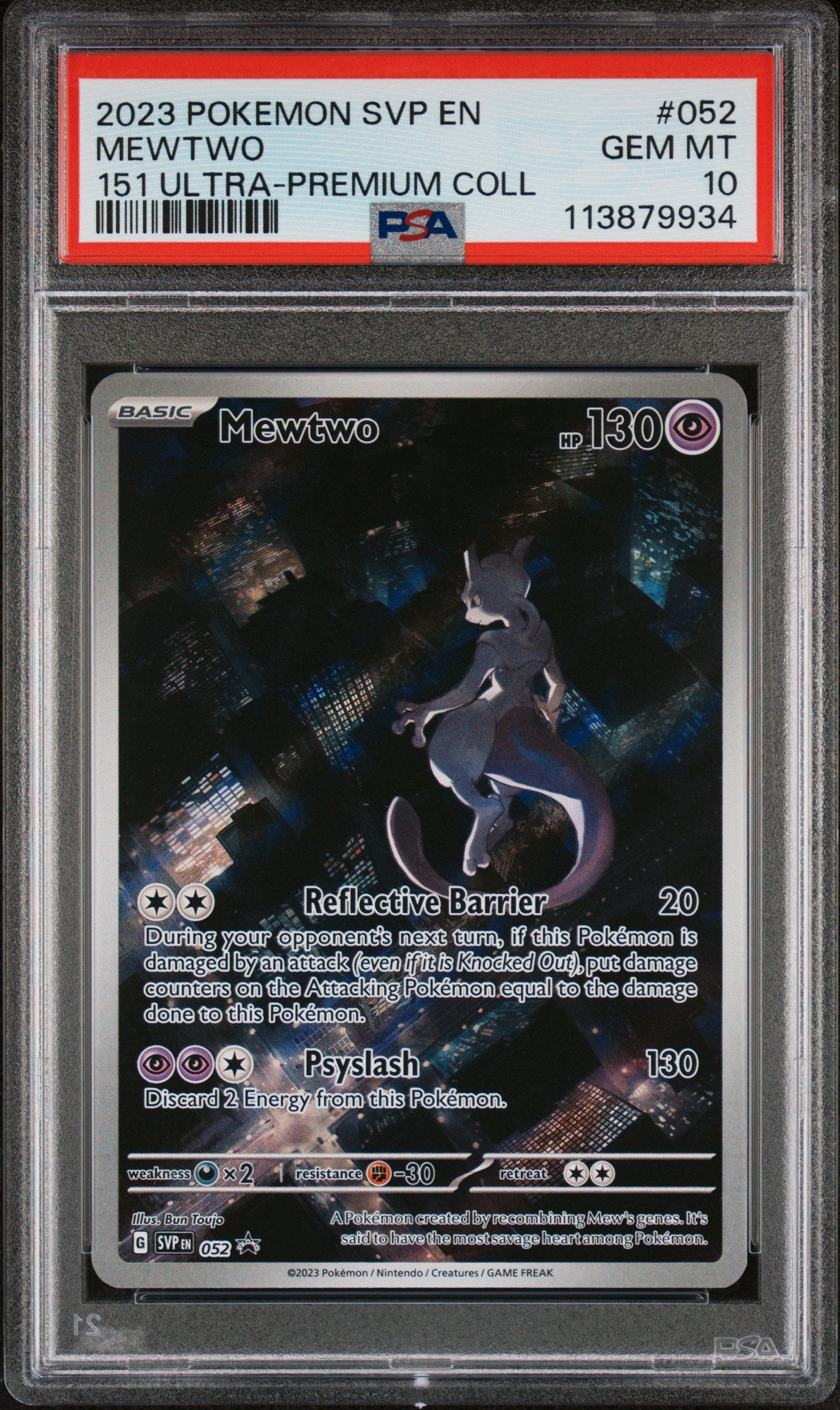 Mewtwo Promo #052 PSA 10