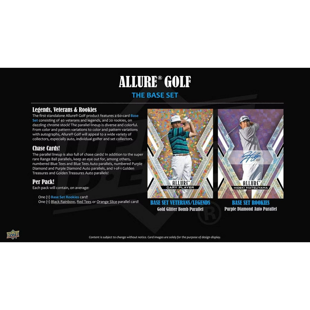 2026 Upper Deck Allure Golf Hobby Box *Contact Us To Order*
