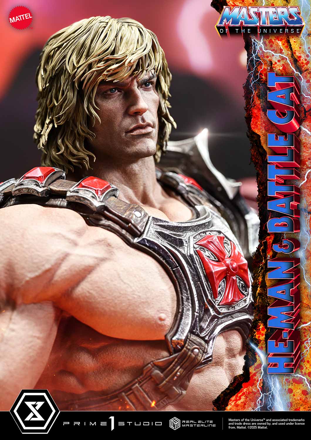Real Elite Masterline Masters of the Universe He-Man &amp; Battle Cat