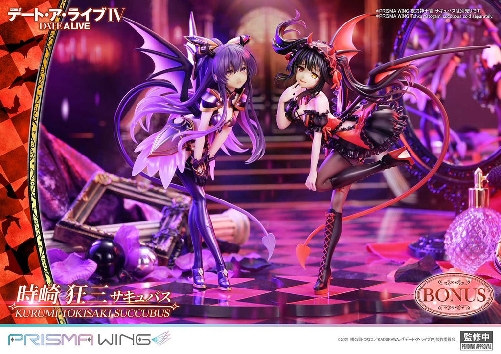 PRISMA WING DATE A LIVE Kurumi Tokisaki succubus 1/7 Scale Pre-Painted Figure