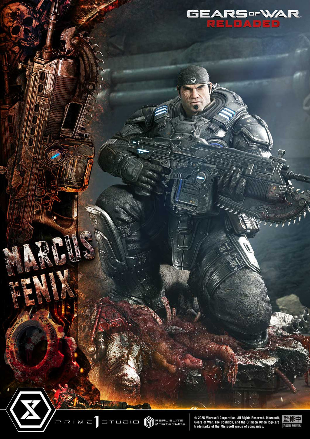 Real Elite Masterline Gears of War: Reloaded Marcus Fenix