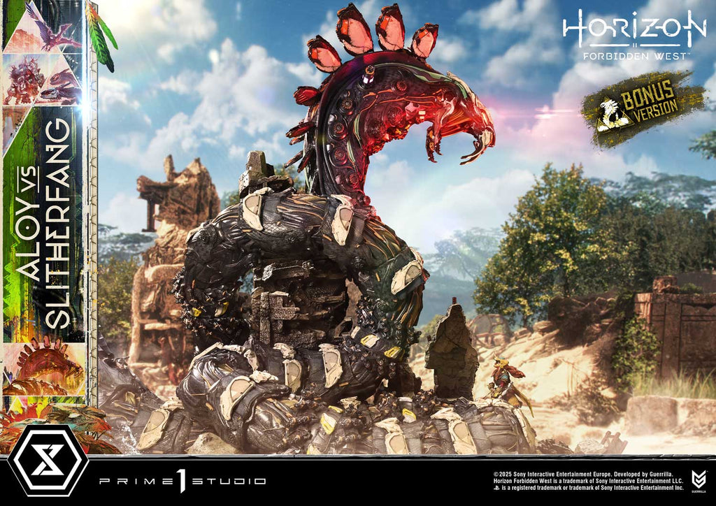 Ultimate Diorama Masterline Horizon Forbidden West Aloy vs. The Slitherfang Bonus Version