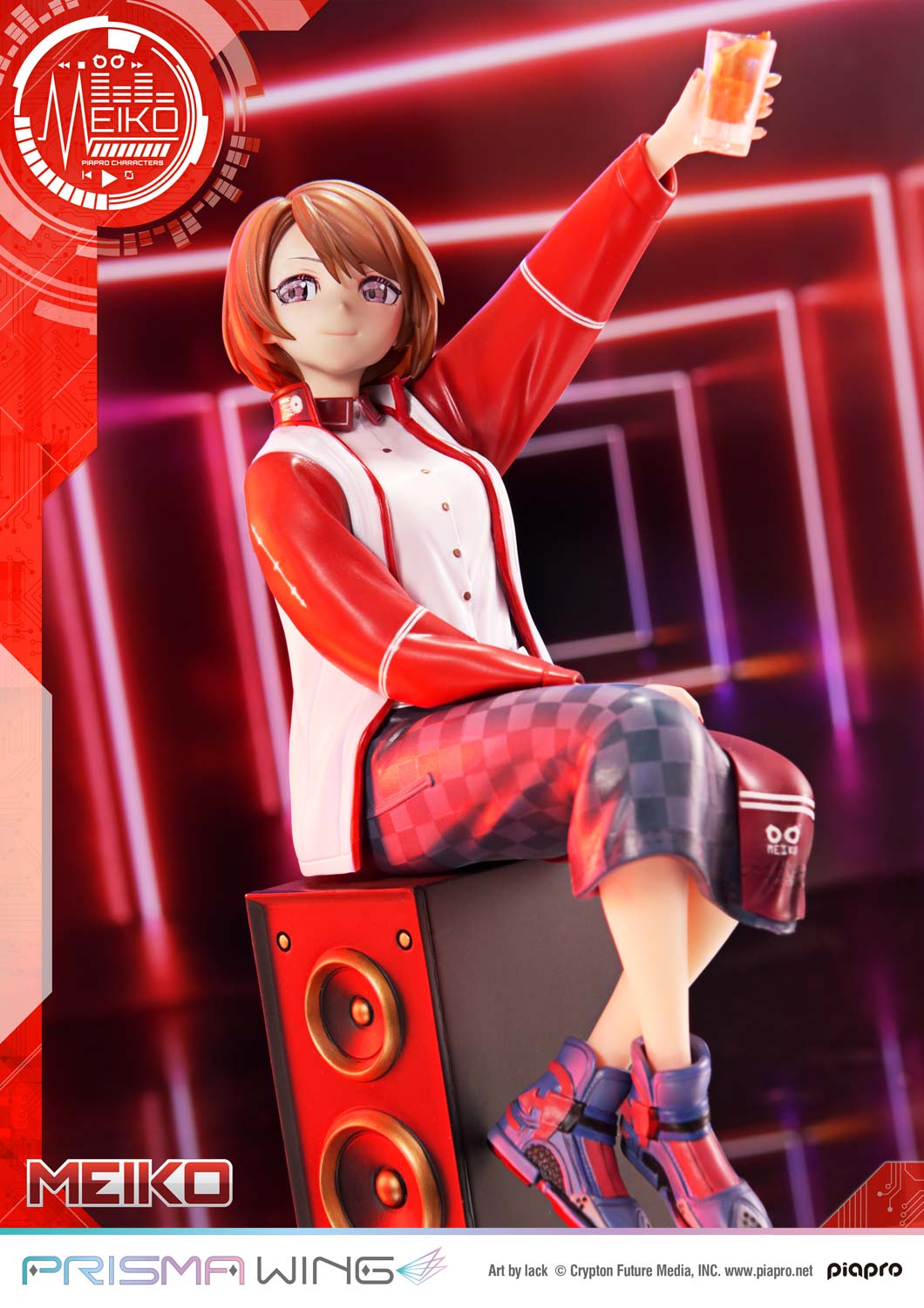 PRISMA WING Piapro Characters MEIKO "Art by lack" 1/7 Scale Pre-Painted Figure